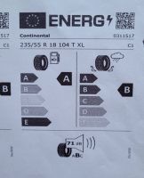 4 x Continental Sommerreifen ohne Felgen, fast neu (360km) Sachsen-Anhalt - Colbitz Vorschau