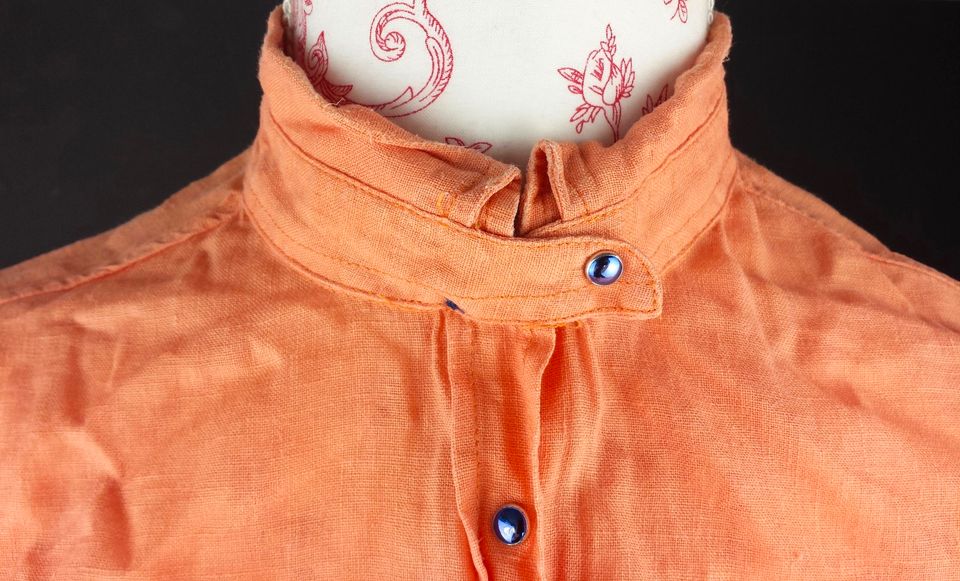 Langarm-Bluse Gr-öße 38 40 orange Damen-Kleidung Ärmel kurz lang in Elze