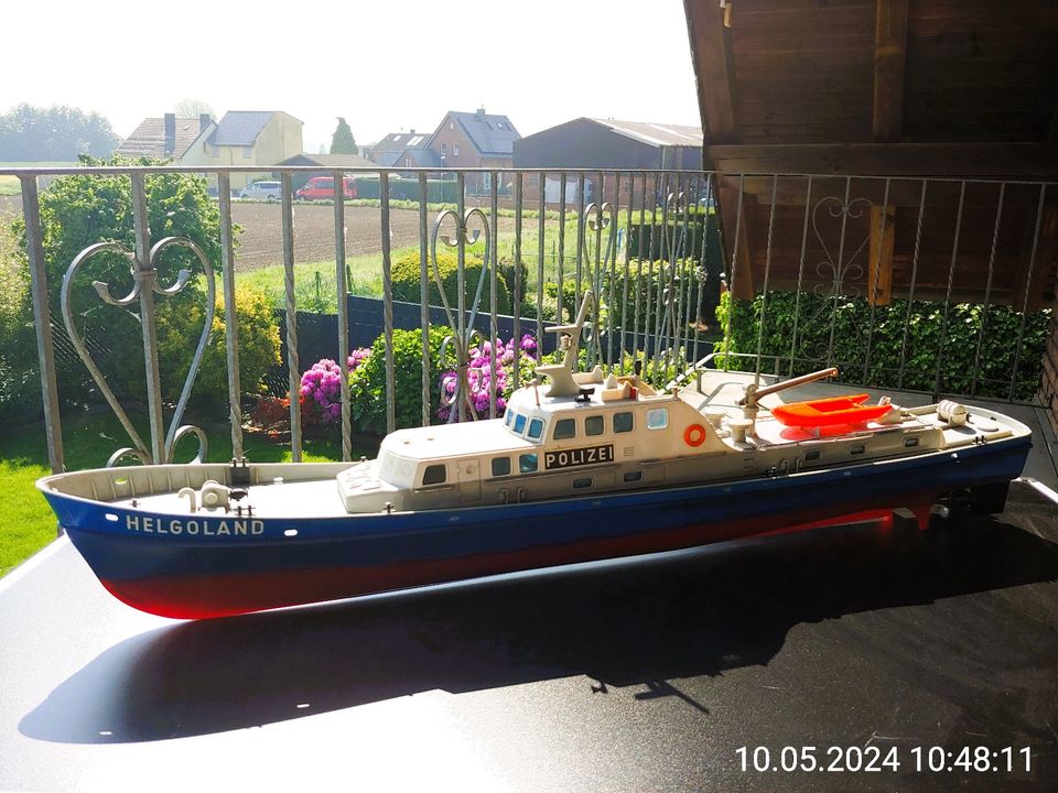 RC Boot, Polizeiboot "Helgoland", Carrera, Structo in Grevenbroich