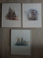3 tolle maritime Kunstdrucke von Mads Stage Dänemark, 2x gerahmt, Obervieland - Arsten Vorschau