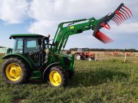 John Deere 5075E mit Frontlader H240, Traktor, Schlepper, Fendt Brandenburg - Schönewalde bei Herzberg, Elster Vorschau