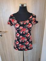 T-shirt mit Blumenmuster von Amisu Niedersachsen - Berge Vorschau