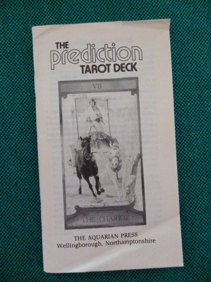 The Prediction Tarot Deck 1985 Neu in Alpenrod