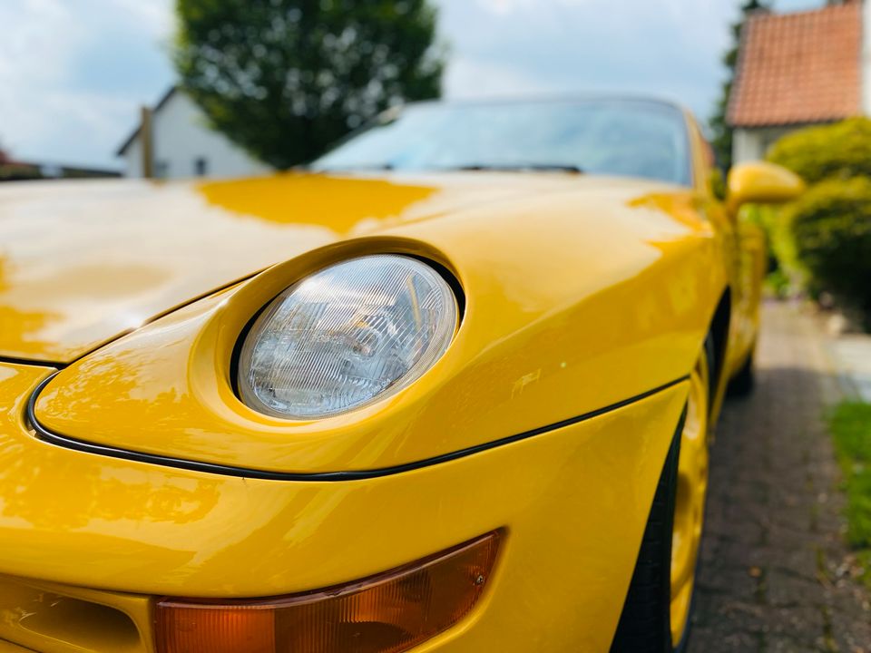 Porsche 968 CS, Speed Gelb in Solingen