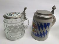 Bierseidel Bierkrug Ton Bierkrüge, Glas mit Zinndeckel Eimsbüttel - Hamburg Eimsbüttel (Stadtteil) Vorschau