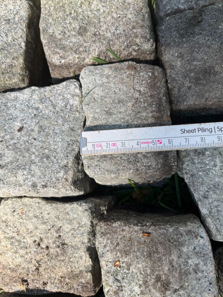 Pflasterstein 'XZ Granit' grauweiß ca. 9 x 9 x 7, ca. 60 Stück in Lilienthal