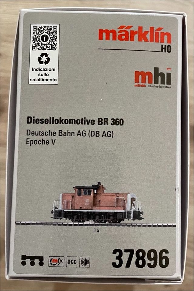 Märklin Diesellokomotive BR360 37896 in Ennepetal