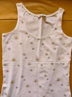 Shirt Top weiß mit Gänse- Blümchen S/M Brandenburg - Eberswalde Vorschau