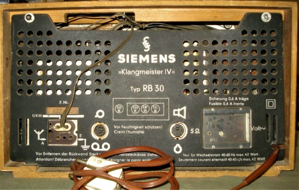 Siemens Klangmeister IV RB30 in Klingenmünster