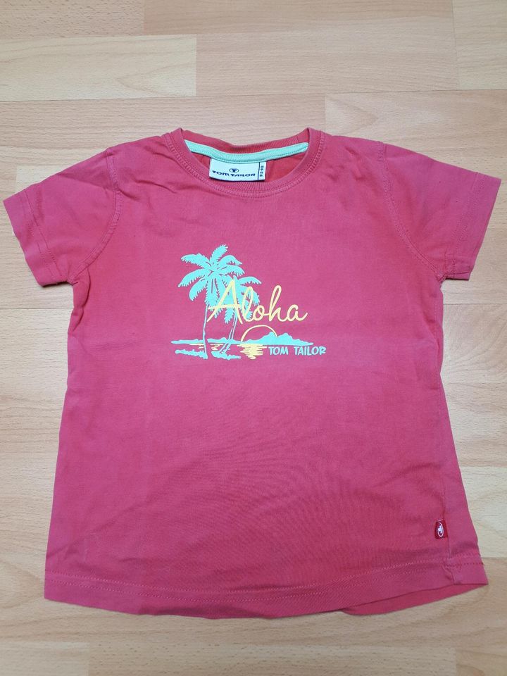 Tom Tailor T-Shirt m. Schriftzug "Aloha" in rosa Gr. 92-98 in Sehnde