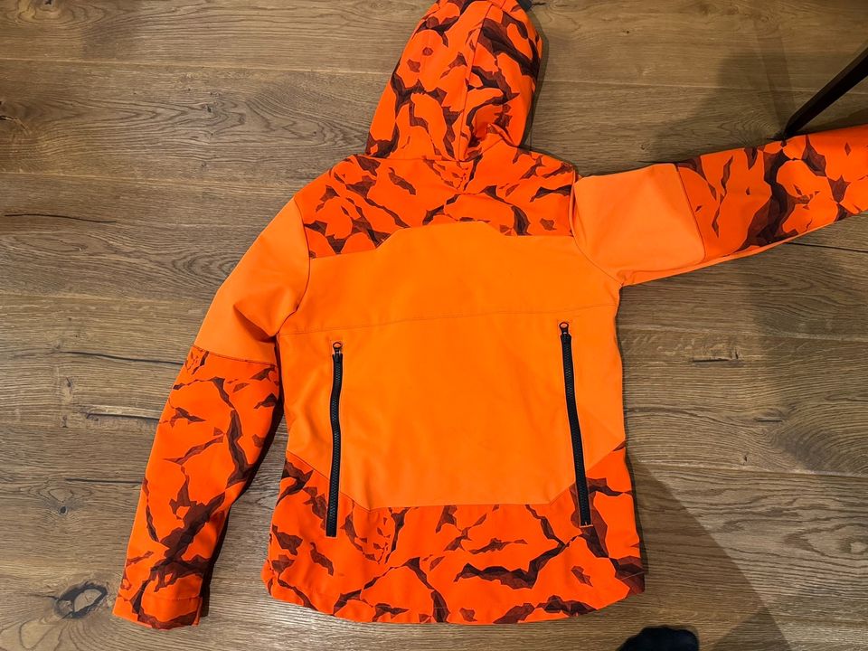 Drückjagd-  Jagdjacke/Softshelljacke 500 Kinder orange 161-172cm in Uelversheim