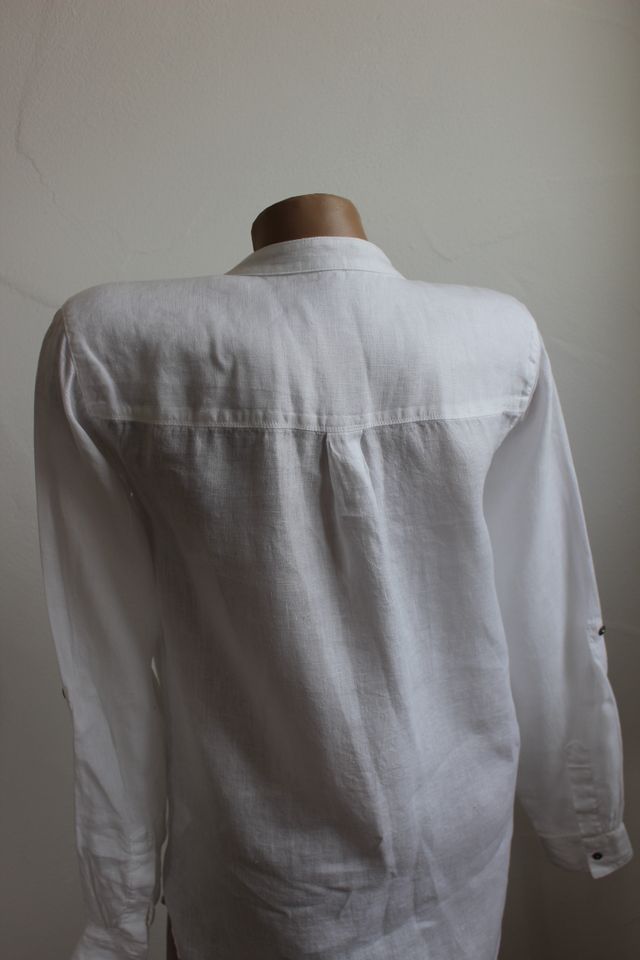 Marc o´Polo Longbluse Leinenbluse Gr 34 XS weiss * NEU * NP120€ in Erlenbach am Main 