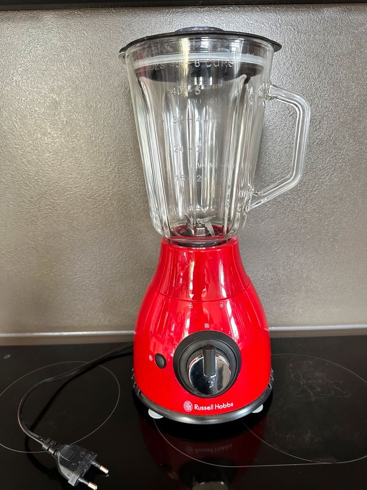 Russell Hobbs Standmixer Smoothie-Maker Rot im Retro Design + ET in Weinböhla