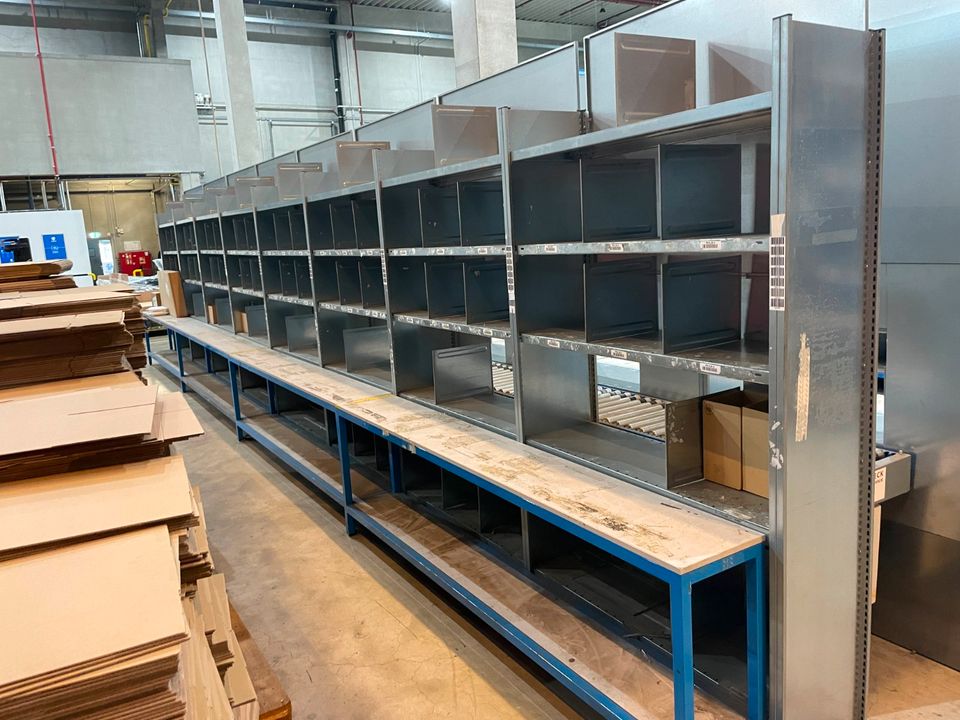 39lfm Fachbodenregal Lager Schwerlast Metall Bito Typ L 130cm in Langenhagen