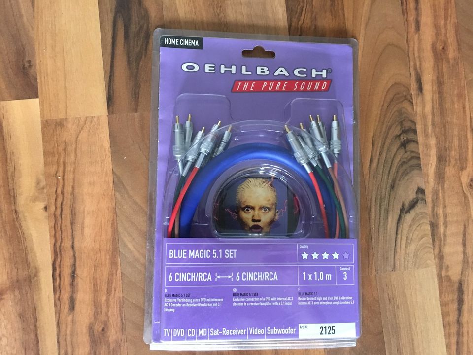 Oehlbach Blue Magic 5.1 Set 6 CINCH/RCA - 4* HQ 1,0 m in München