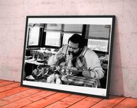 Poster Wandbild Kunstdruck Bild Bud Spencer Pasta Spaghetti NEU Nordrhein-Westfalen - Wegberg Vorschau