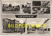 AK Postkarte Eberswalde 1968 nach Wolfsburg DDR-Briefmarke Niedersachsen - Braunschweig Vorschau