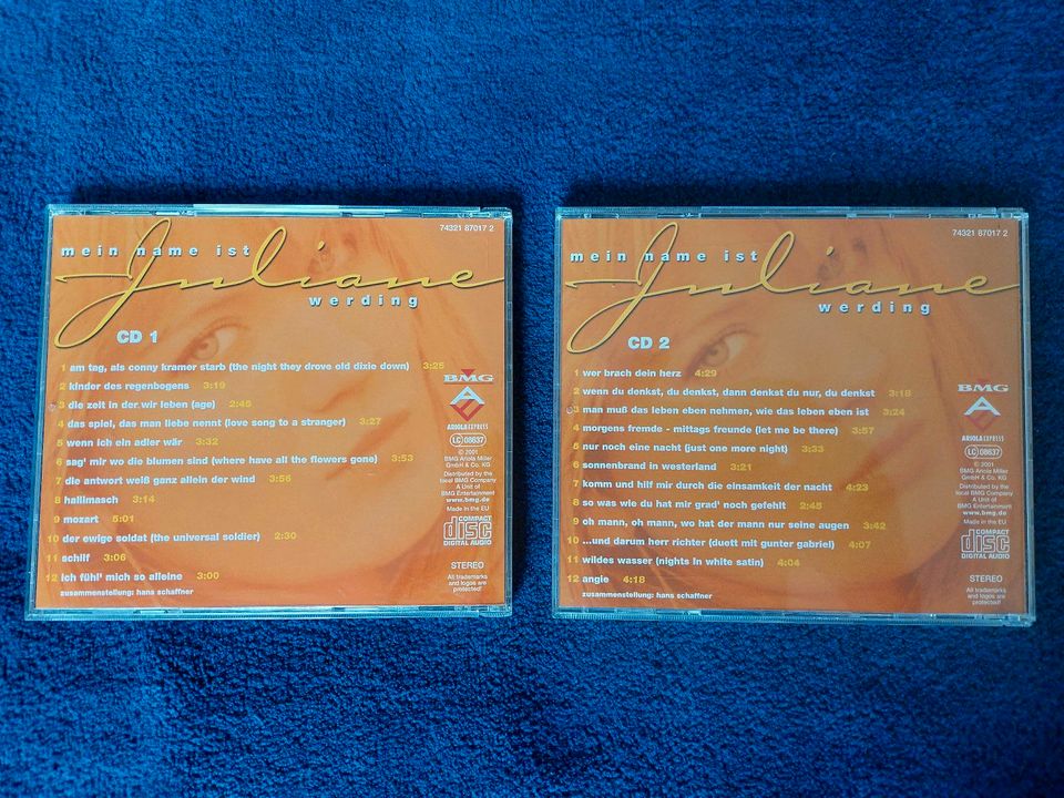 2 CD´s von Juliane Werding "Mein Name ist  Juliane" in Berlin