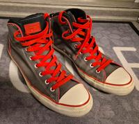 Converse Chucks high * grau/rot * Größe 48 Nordrhein-Westfalen - Hilden Vorschau