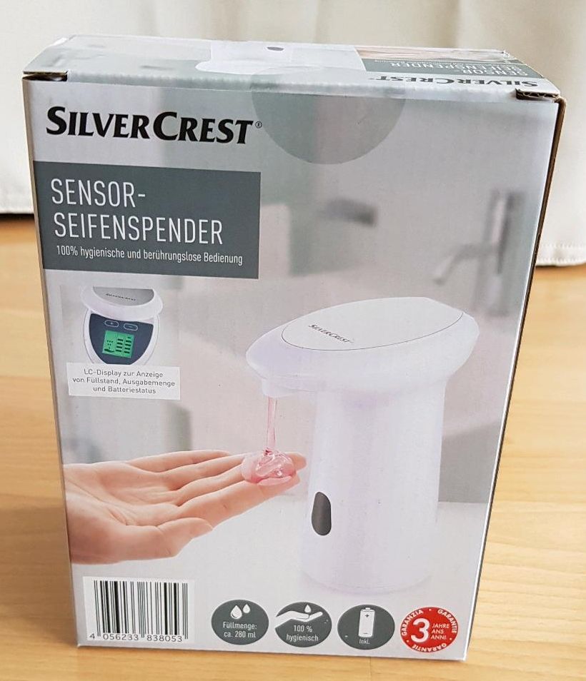 SilverCrest Sensor-Seifenspender Berührungslos Touch - wie neu! in Erdmannhausen