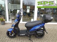 Roller Kymco Agility 50 E5 blau 25 + 45 km/h Papiere Topcase Nordrhein-Westfalen - Rhede Vorschau