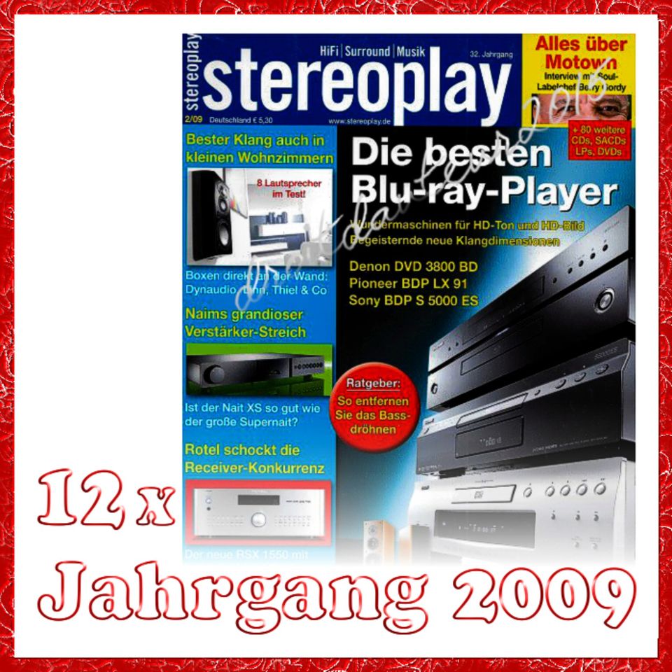 12 x STEREOPLAY 2009 - Komplett & in hervorragendem opt. Zustand in Berlin