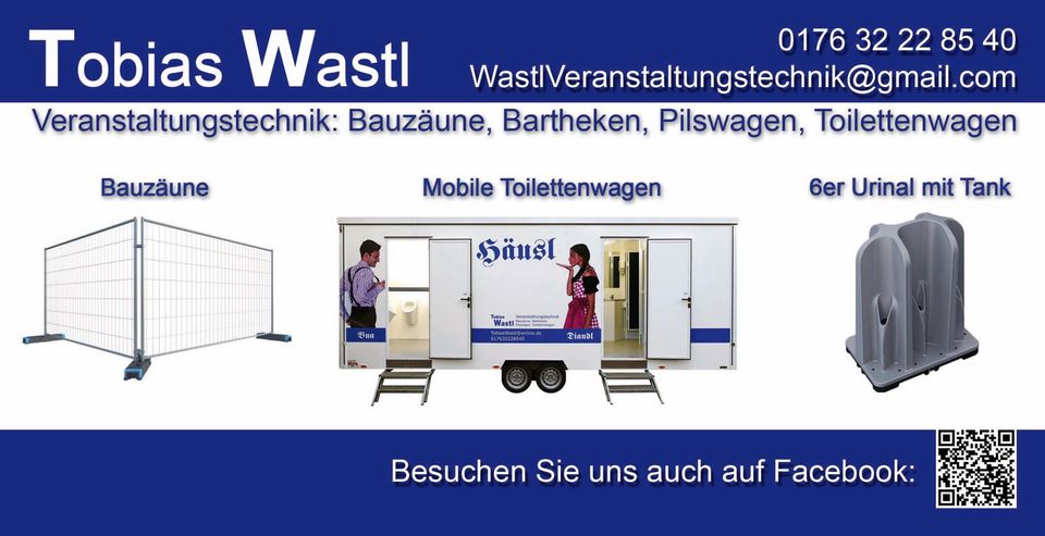 Toilettenwagen Premium zu Vermieten in Illertissen
