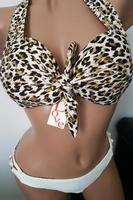 Neckholder Push up Bikini 40/42 Leopard H&M Hose 42 Nordrhein-Westfalen - Schwerte Vorschau
