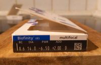 Kontaktlinsen Monatslinsen Biofinity multifocal 3 x -6,50 Saarland - Oberthal Vorschau