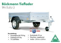 Tieflader PKW Anhänger TL- EU2, 750kg, ungebremst Brandenburg - Treuenbrietzen Vorschau