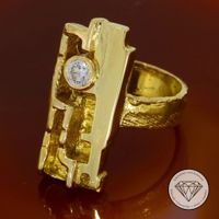 WERT 3790€ Design Brillant 0,40 ct Ring 585 Gold KT XXYY M*188944 Duisburg - Hamborn Vorschau