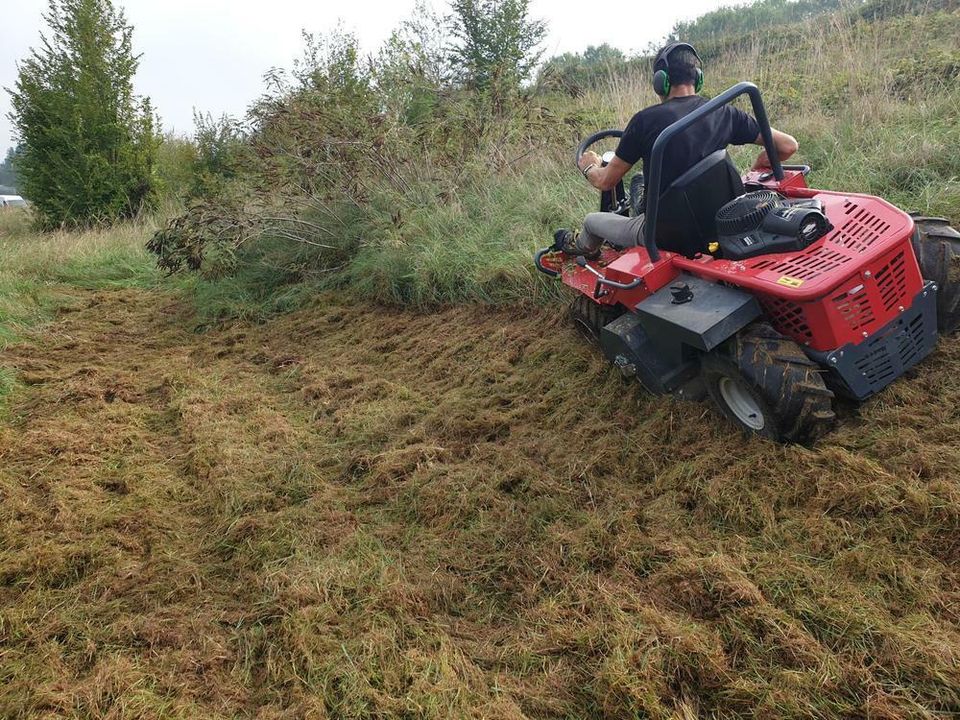 MIETE | Profi Aufsitzmäher Mulcher Wiesenmäher Balkenmäher leih in Ortenberg