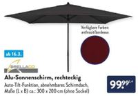 Sonnenschirm 3x2m Bordeaux Rot - Neu Niedersachsen - Braunschweig Vorschau