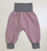 Babyhose Pumphose Hose Musselin rosé rosa Wunschgröße Handmade Hessen - Mörfelden-Walldorf Vorschau