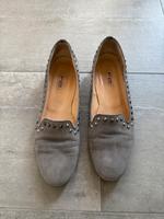 paul green 42 8 leder beige halbschuhe Niedersachsen - Oldenburg Vorschau