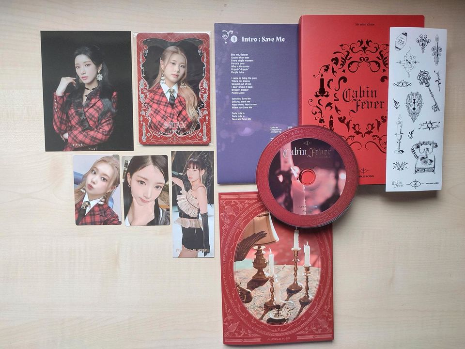 Full Purple Kiss Cabin Fever Album Yuki Swan Photocard K-Pop Kpop in Wallerfangen