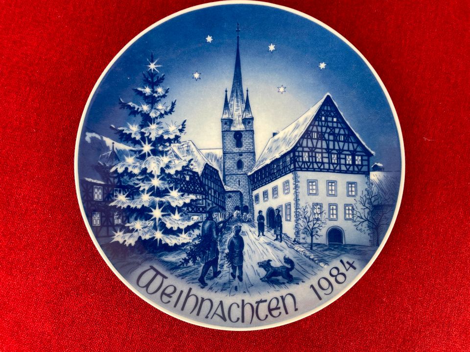 Bavaria Waldsassen Bareuther Weihnachtsteller von 1984 in Bergisch Gladbach