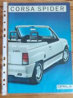 Opel Corsa Spider i120 Prospekt 07/1985 Nordrhein-Westfalen - Detmold Vorschau