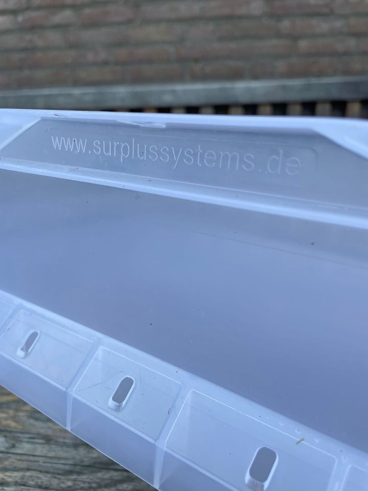 Eurobox-System Box Kiste Vollwand 60 x 40 x 12 cm transparent in Ratingen