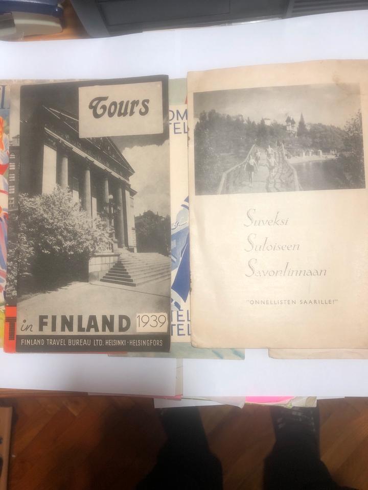 Konvolut 10 Versch. Alte Reiseprospekte FINNLAND - 1937 bis 1941 in Dessau-Roßlau