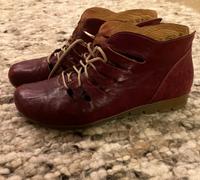 Tolle, luftige rote Lederschuhe Halbschuhe von Think!, Gr. 39,5 Bayern - Regensburg Vorschau