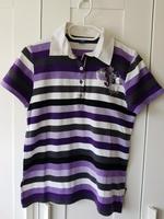 Polo Cecil Gr. M 38 T Shirt lila weiß gestreift Poloshirt Hessen - Wiesbaden Vorschau