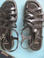 Damen Ecco Sandalen schwarzes Lackleder Echtleder Hessen - Kassel Vorschau