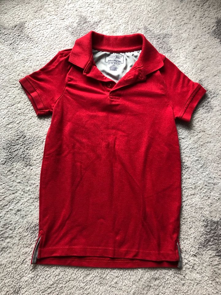 Poloshirt Polo Shirt Cherokee rot Gr. 8 Jahre in Gilching