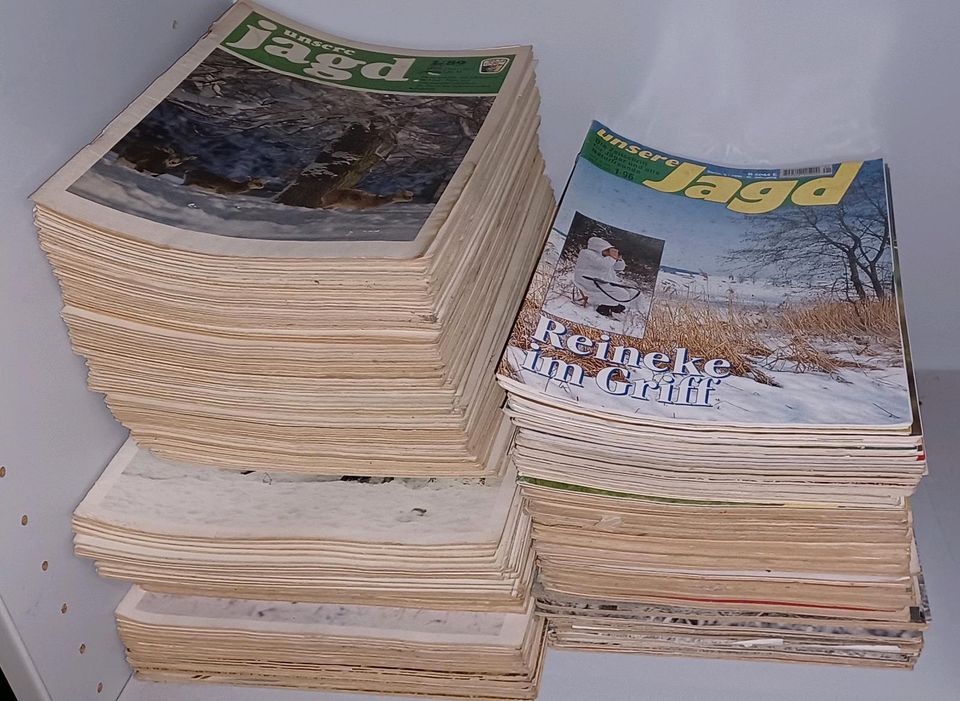 215 Stück Unsere Jagd Zeitung 1953 -1990er Jahre in Arnstadt