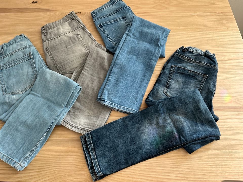 Jeans-Paket Gr 164, Tom Tailor, Zara, Benetton in Ingolstadt