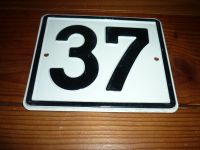 Blechhausnummer Nr. 37 Hausnummer Schild Nummer Zahl Rheinland-Pfalz - Zettingen Vorschau