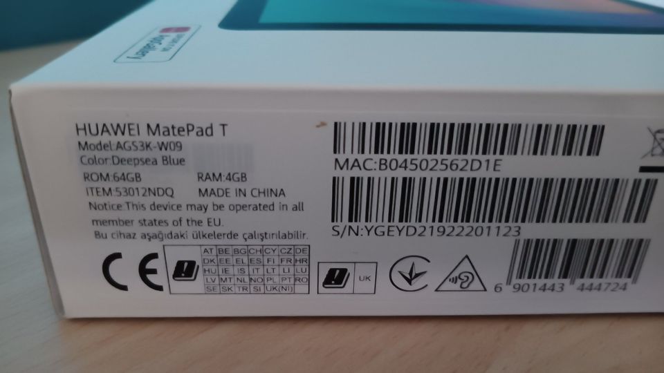 Huawei MatePad T 10s  1TB, Wi-Fi, 10,1 Zoll, - Deepsea Blue in Bomlitz