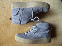 Tamaris Ankle Boot Grau 37 light grey Veloursleder Schuhe Plateau Rheinland-Pfalz - Guldental Vorschau