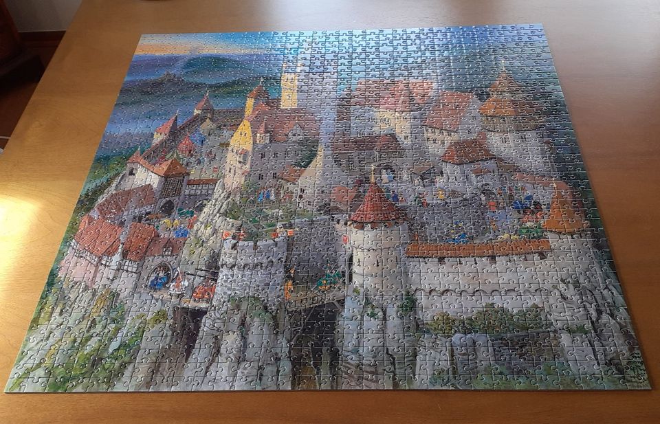 Puzzle Die Ritterburg im Mittelalter 1.200 Teile Deutsche Stiftun in Herscheid